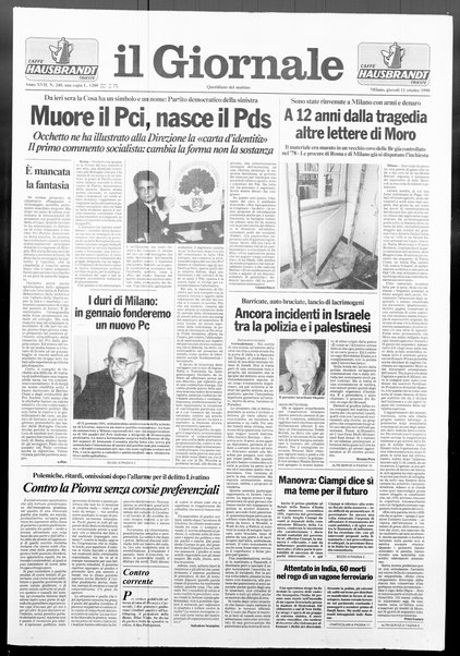 Il giornale : quotidiano del mattino